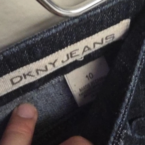 DKNY Dark Indigo Cropped Jeans - Picture 2 of 2